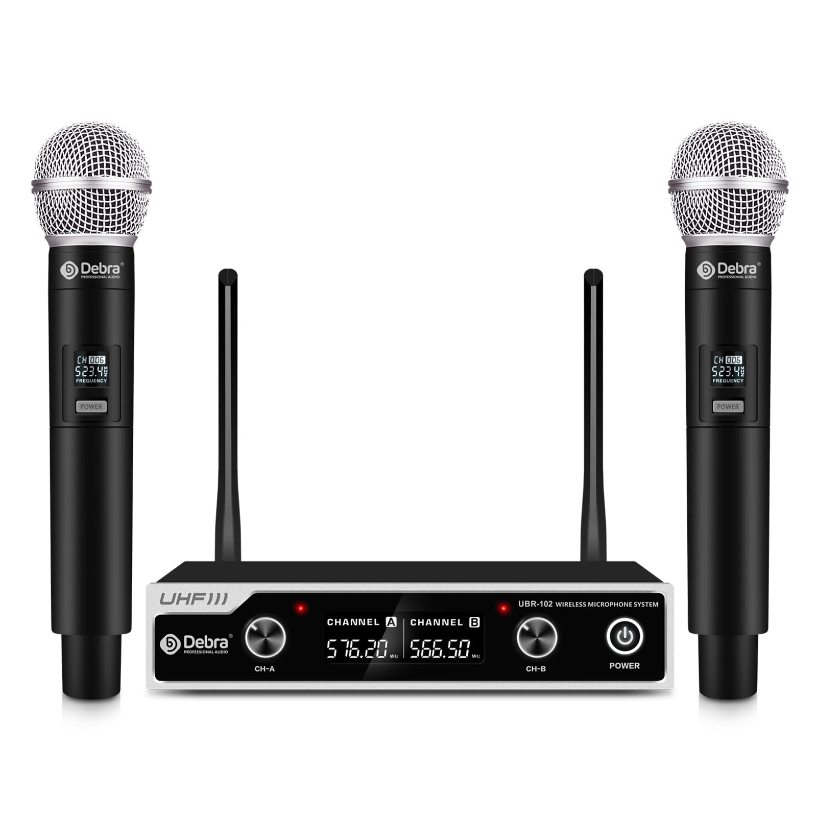 Amazon.com: D Debra Wireless Microphone System UHF UBR-102 with